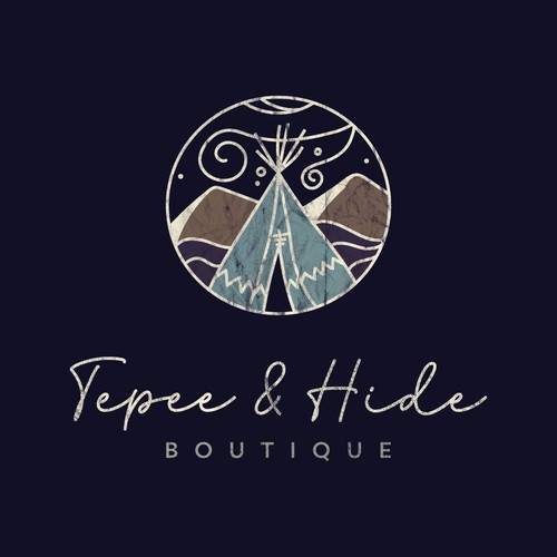 Boho logo for a boutique