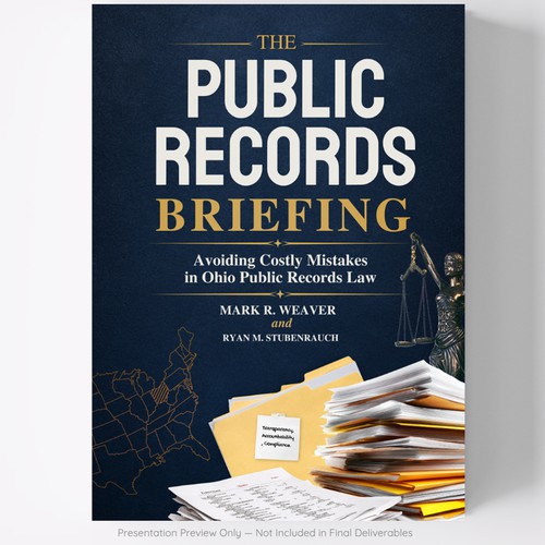 Editorial Book Cover Concept for a Legal Nonfiction Publication