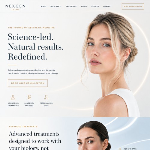 Luxury futuristic Aesthetic Clinic
