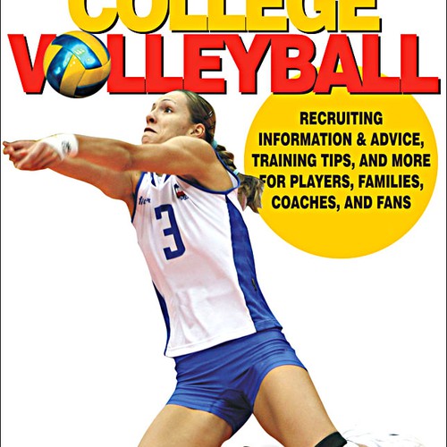 Volleyball book cover design