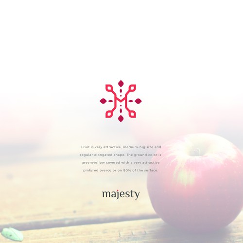 Illustrative, authentic and freshy logo design and brand guide for our new apple varieties