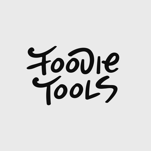 Hand-drawn logo design for Foodie Tools