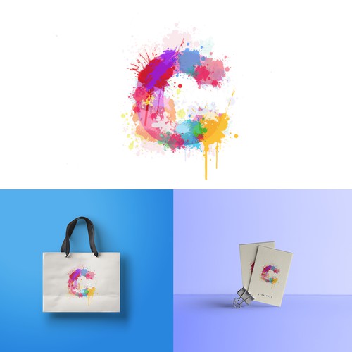 "C"  watercolour Logo