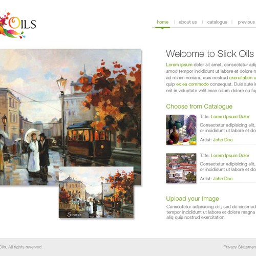 Help Slick Oils with a new website design