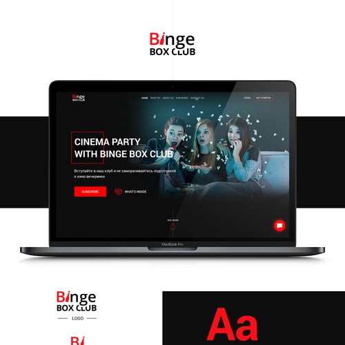 Binge Box Club Concept