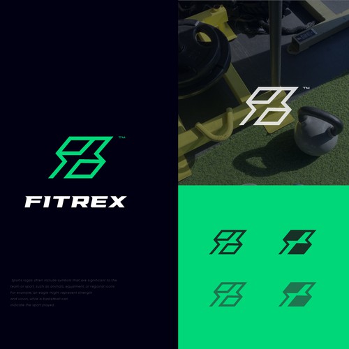 Logo for fitness company