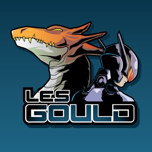 sci fi logo for author les gould