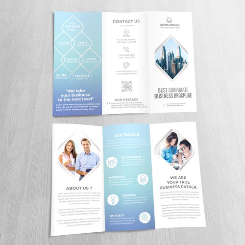 Corporate brochure design
