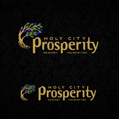 Logo concept for investment