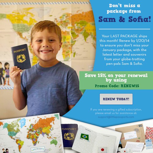 Little Passport Renewal Banner