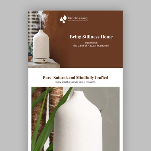 Email marketing for oil diffuser