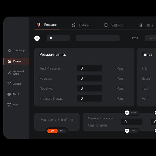 Screen Design for Z-Axis App