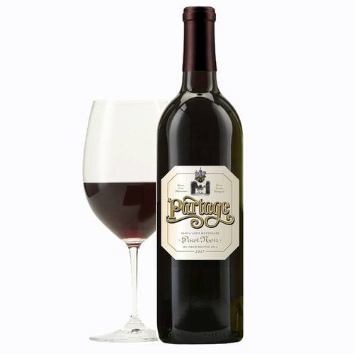 Partage Wine label design