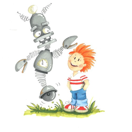 bambino con robot (personaggi)