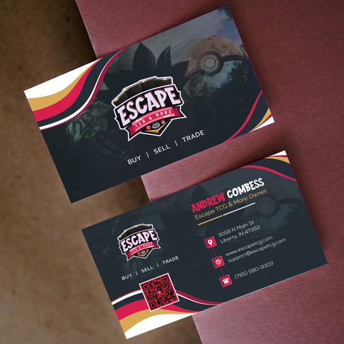 Business Card for ESCAPE TCG & MORE