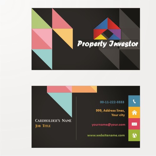 Business Card Design for Property Investor