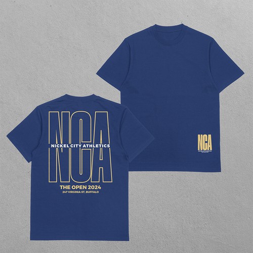 Tshirt design for Nickel City Athletic