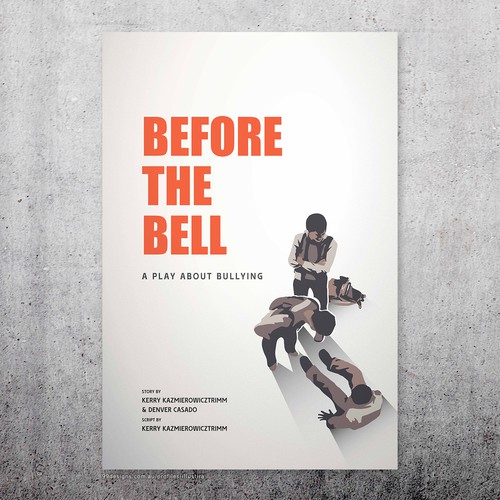 Poster Art for Stage Play "Before the Bell"