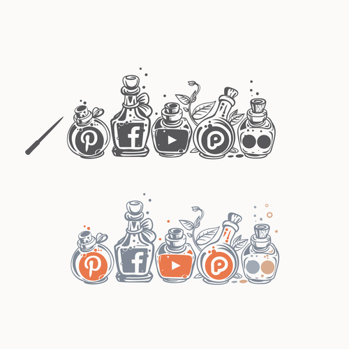 Social media icons