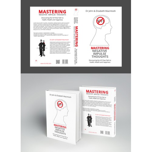 Create a book cover for a self Help book called "Mastering Negative Impulsive Thoughts"