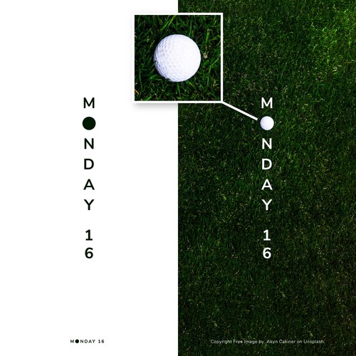 Minimalist Logo Design for Golf Event