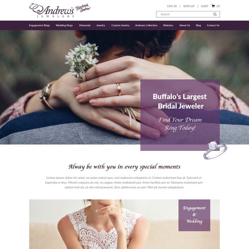 Jewelry Company Website