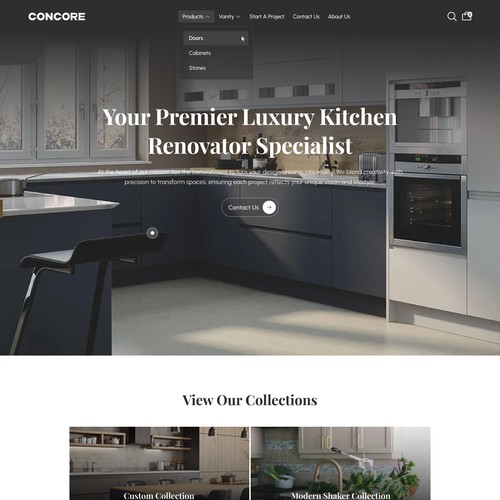 Modern Kitchen Vanity Manufactures Website