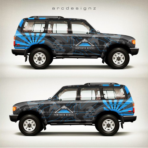 Land cruiser wrap for sawtooth dental