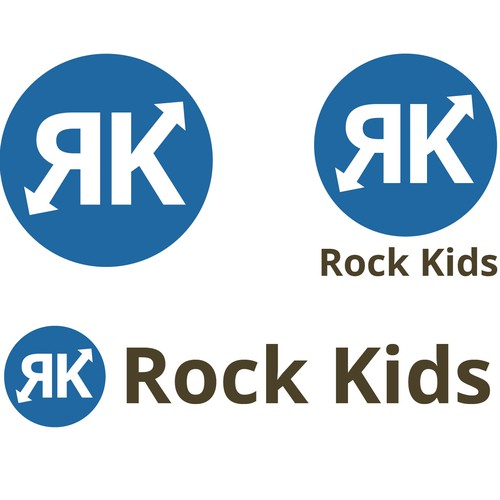 Design a fun, energetic Sunday school logo for Rock Kids (for ages 5 -10 years old)