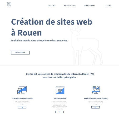 Web Agency Website Design Concept