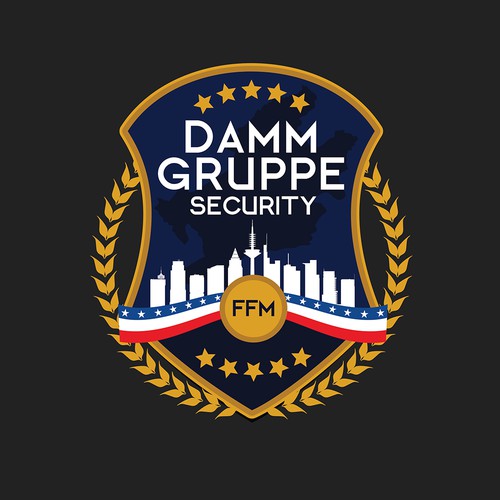 Badge Design for Damm Gruppe Security