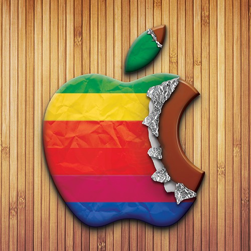 Apple chocolate icon