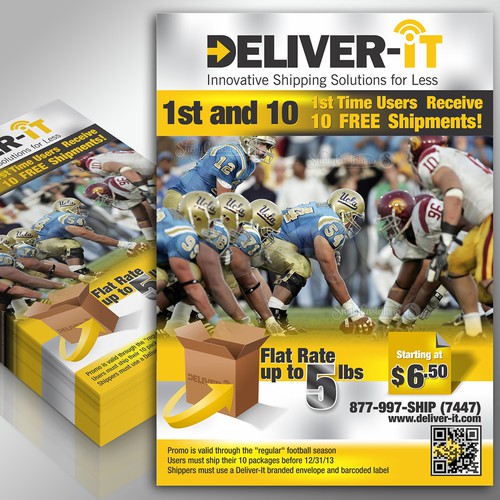 New postcard, flyer or print wanted for Deliver-It