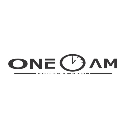 Logo concept for "ONE AM"