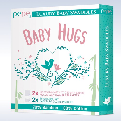 packaging for Baby Swaddles