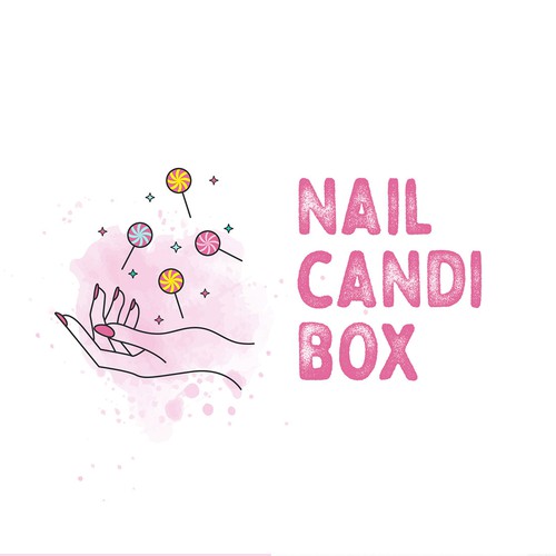 Fun logo concept for a beauty box