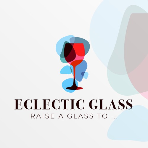 Luxurious Modern Wine Glass Logo