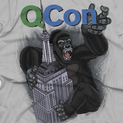 King Kong tee for Q con