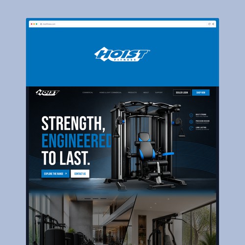 Hoist - Landing page