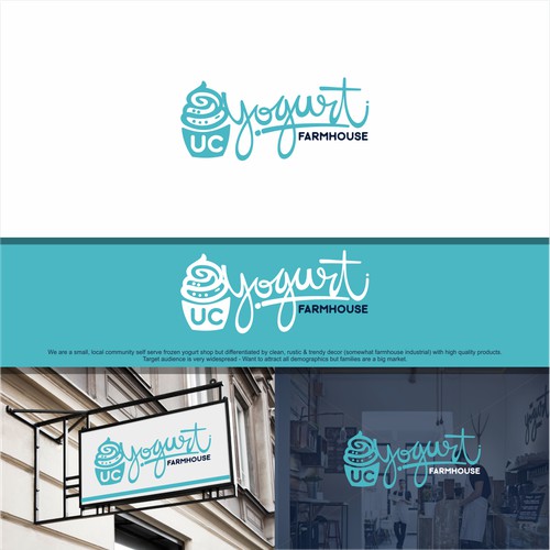 UC Yogurt needs a creative, rustic modern professional logo!