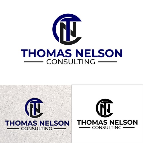 Bold logo concept for THOMAS NELSON CONSULTING