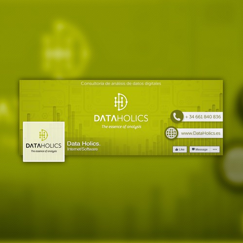 Facebook cover for DataHolics