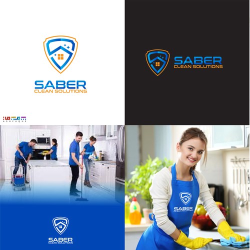 Bold Logo for Saber Clean Services