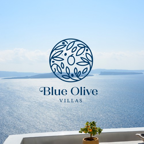 Logo for a villa complex in Greece