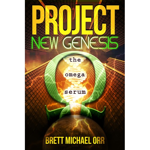 Ebook cover for sci-fi novel