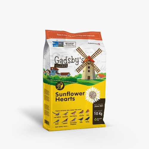 Charming looks Sunflower Hearts Packaging 