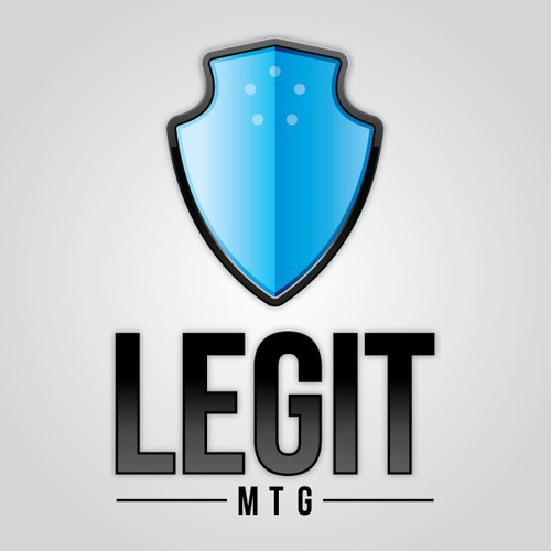 Logo concept for Legit MTG - Shield 2