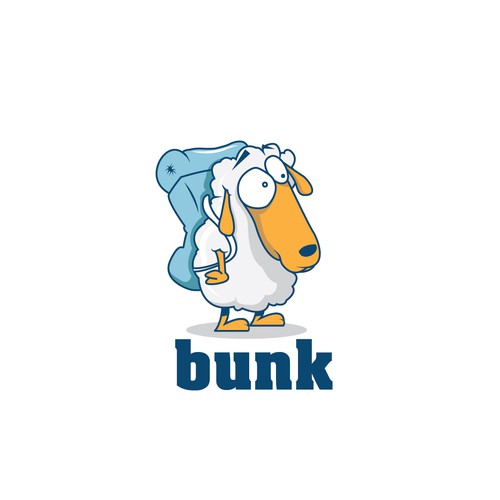 Create a fun character to be the face of Bunk