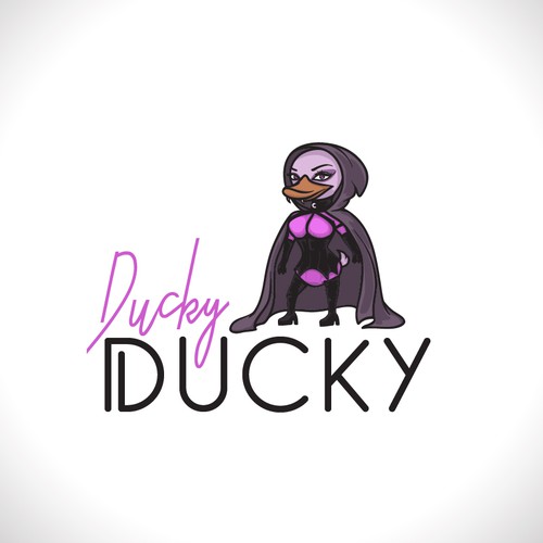 Logo design "Ducky Ducky" Adult, erotic, latex clothing...