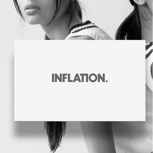 Identify design for fashion brand INFLATION.